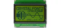 128x64 Black on Green Graphic LCD CFAG12864I-YYH-TN