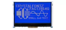 2.9-inch White on Blue 128x64 Graphic LCD CFAG12864Q1-TMI