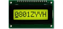 Sunlight Readable 8x1 Character LCD CFAH0801Z-YYH-JP