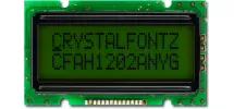 12x2 Sunlight Readable Character LCD CFAH1202A-NYG-JT 12x2 Sunlight Readable Character LCD CFAH1202A-NYG-JT