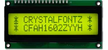 16x2 Character Transflective LCD CFAH1602Z-YYH-ET 16x2 Character Transflective LCD CFAH1602Z-YYH-ET