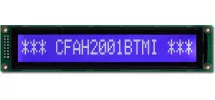 Standard 20x1 Character LCD CFAH2001B-TMI-ET