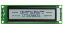 20x2 Character Dark on Gray LCD CFAH2002A1-TFH-JT