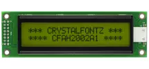 Black on Yellow 20x2 Character LCD CFAH2002A1-YYH-JT