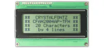20x4 SPI Character LCD Display CFAH2004AP-TFH-EW
