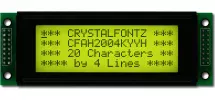 20x4 Yellow-Green Character Module CFAH2004K-YYH-JP