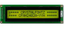 Black on Green 24x2 Character LCD CFAH2402A-YYH-JT Black on Green 24x2 Character LCD CFAH2402A-YYH-JT