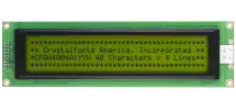 40x4 Sunlight Readable Character LCD Display CFAH4004A1-YYH-JT