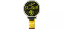 128x128 Round OLED display - Yellow CFAL128128B0-011Y