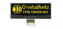128x32 Small Yellow OLED Module CFAL12832A-022Y