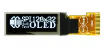 White 128x32 Small Graphic OLED Display CFAL12832B-0091P-W