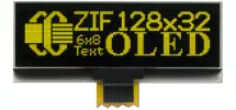 128x32 Yellow Monochrome OLED with Ultra-Thin Design CFAL12832N0-022Y