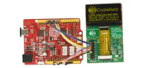 1.54" Graphic Yellow Monochrome OLED Development Kit CFAL12864D1-0154MY-E1-2