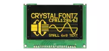128x64 2.4 inch Yellow Monochrome OLED CFAL12864J-Y