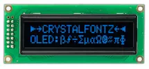 16x2 Blue Character OLED Module CFAL1602C-B
