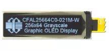 256x64 Grayscale Graphic OLED CFAL25664C0-021M-W