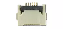 6 Position, 0.5mm Pitch, Gold, FCC FPC ZIF Connector CS050Z06G-A0