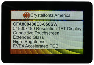 800x480 5 Inch EVE Touchscreen TFT Display