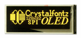 Yellow 128x32 Graphic SPI OLED Module