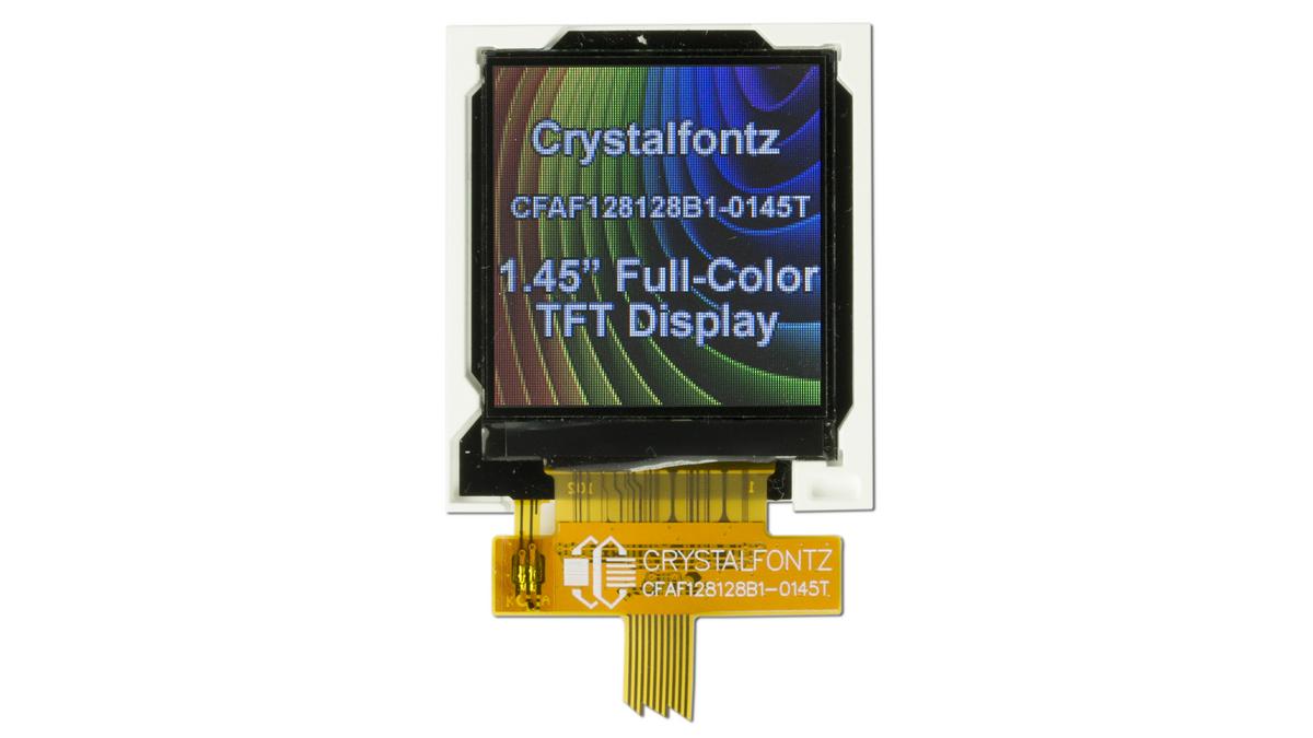 128x128 1.45" Full Color TFT from Crystalfontz