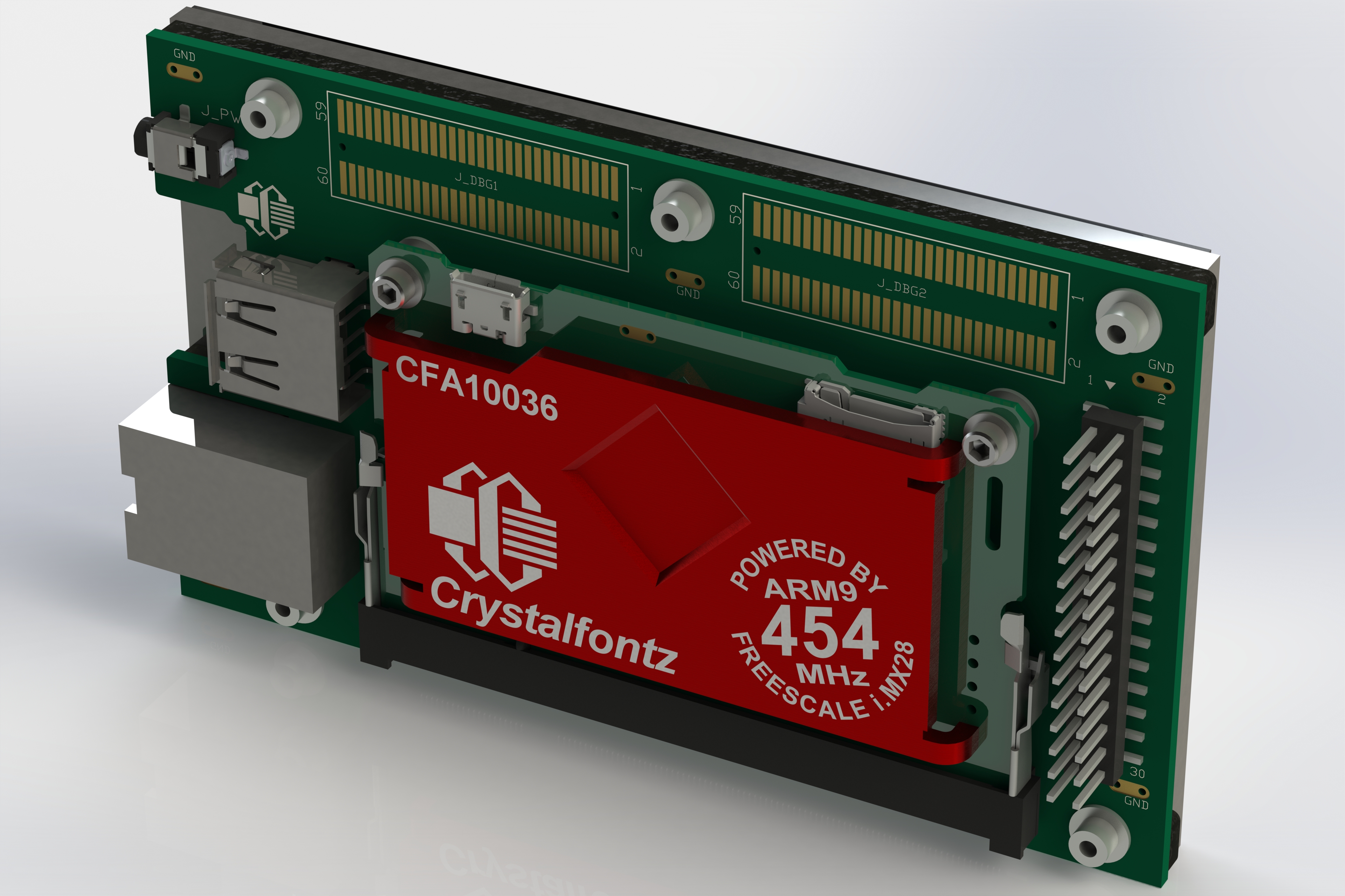 4.3" 480x800 Touch Screen Linux SOM (CFA920TS)