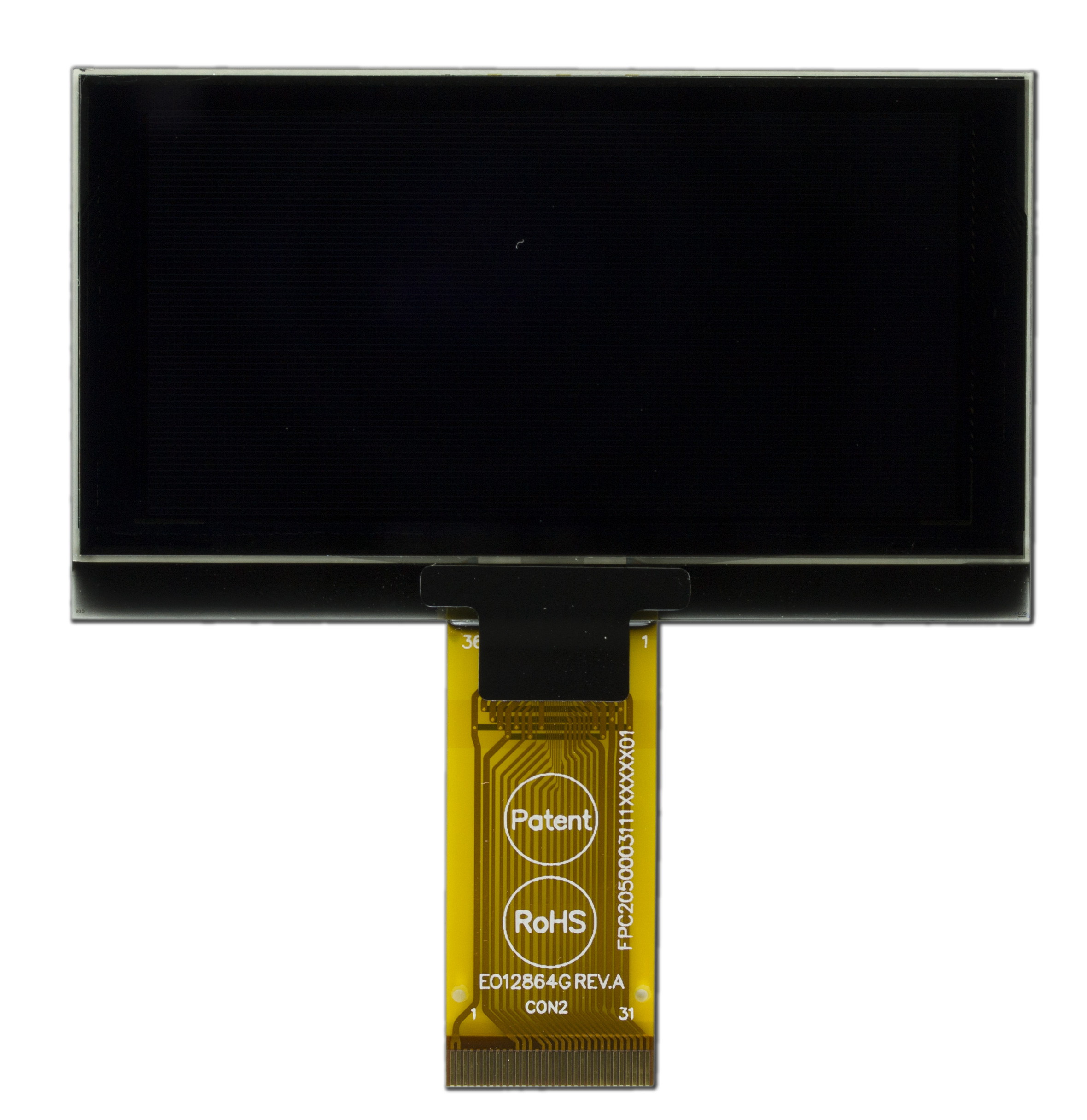 128x64 small oled cfal12864ky from crystalfontz