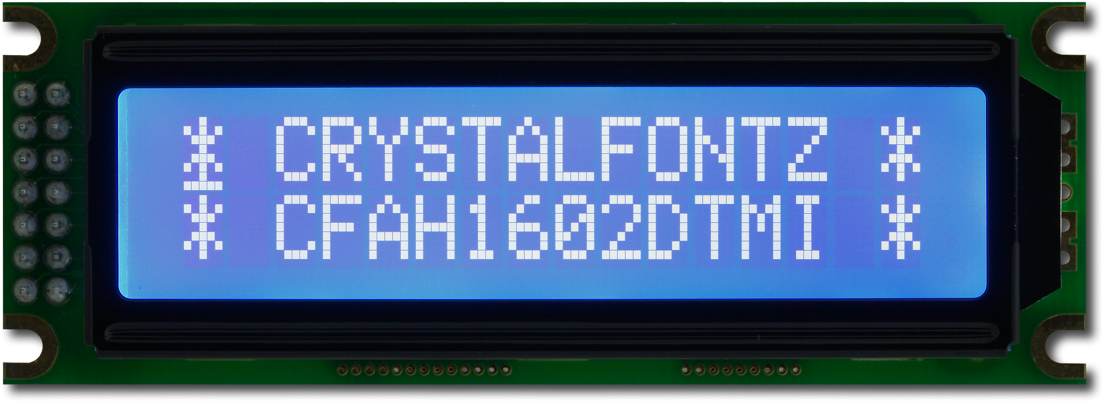 LCD STN Negative alphanumerisch blau 16x2 LED  PIN 14 RC1602D-BIY-ESX Display
