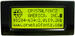 USB LCD 20x4 External Enclosure, Y/G LED Backlight, FSTN Positive, Transflective, -20°C to +70°C w/9' USB-A cable XE634BK-YFH-KU