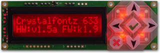 16x2 RS232 Character LCD (CFA633-RMC-KS)