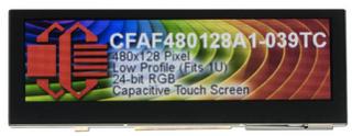 480x128 Wide-Format Capacitive TFT Display (CFAF480128A1-039TC)