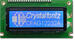 122x32 Graphic LCD, White characters on blue background, LED backlight CFAG12232A-TMI-TA