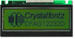122x32 Graphic LCD, Dark characters on yellow-green background, No backlight CFAG12232D-NYG-VA