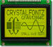 128x64 Sunlight readable graphic LCD with dark characters on yellow-green background CFAG12864C-YYH-TN