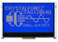 2.9-inch White on Blue 128x64 Graphic LCD