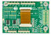 White on Blue Graphic LCD on Arduino Shield CFAG12864Q1-TMI-E1