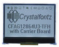 128x64 Monochrome Transflective Backlit LCD Module