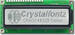 144x32 Graphic LCD, Dark characters on light gray, Sitronix ST7920 controller CFAG14432B-TFH-TT