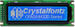 Graphic LCD 144x32 pixels, White characters on blue background,Sitronix ST7920 Controller CFAG14432D-TMI-TT