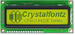 144x32 Sunlight readable graphic LCD, dark on yellow-green background, Sitronix ST7920 Controller CFAG14432E-YYH-TT