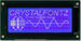 192x64 Graphic LCD, White characters on blue background, LED backlight, Neotec NT7108 controller CFAG19264A-TMI-TN