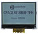 Compact, 240x128 graphic LCD display module with four color grayscale and Sitronix ST75256P driver. CFAG240128U0-TFH