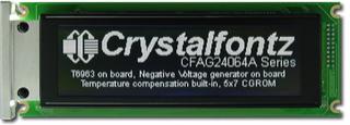 240x64  Parallel Graphic LCD (CFAG24064A-FTI-TZ)