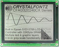 Gray Monochrome Sunlight Readable 320x240 Graphic LCD