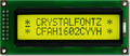 Sunlight Readable 16x2 Yellow Character LCD