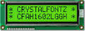 Green Transflective 16x2 Character LCD