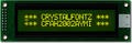 20x2 Character LCD Yellow on Green