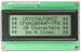SPI character LCD 20x4 with dark letters. Sitronix ST7066U (HD44780 compatible) controller. CFAH2004AP-TFH-EW