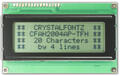 20x4 SPI Character LCD Display