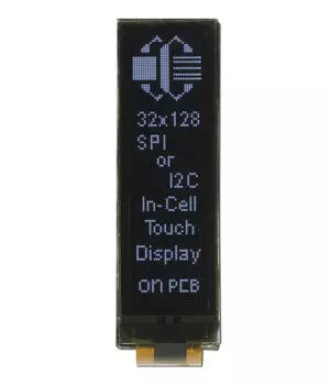 32x128 In-Cell Touchscreen on Breakout Board