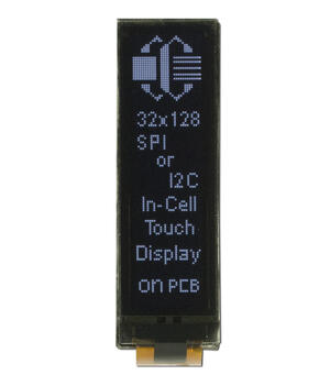 32x128 In-Cell Touchscreen on Breakout Board